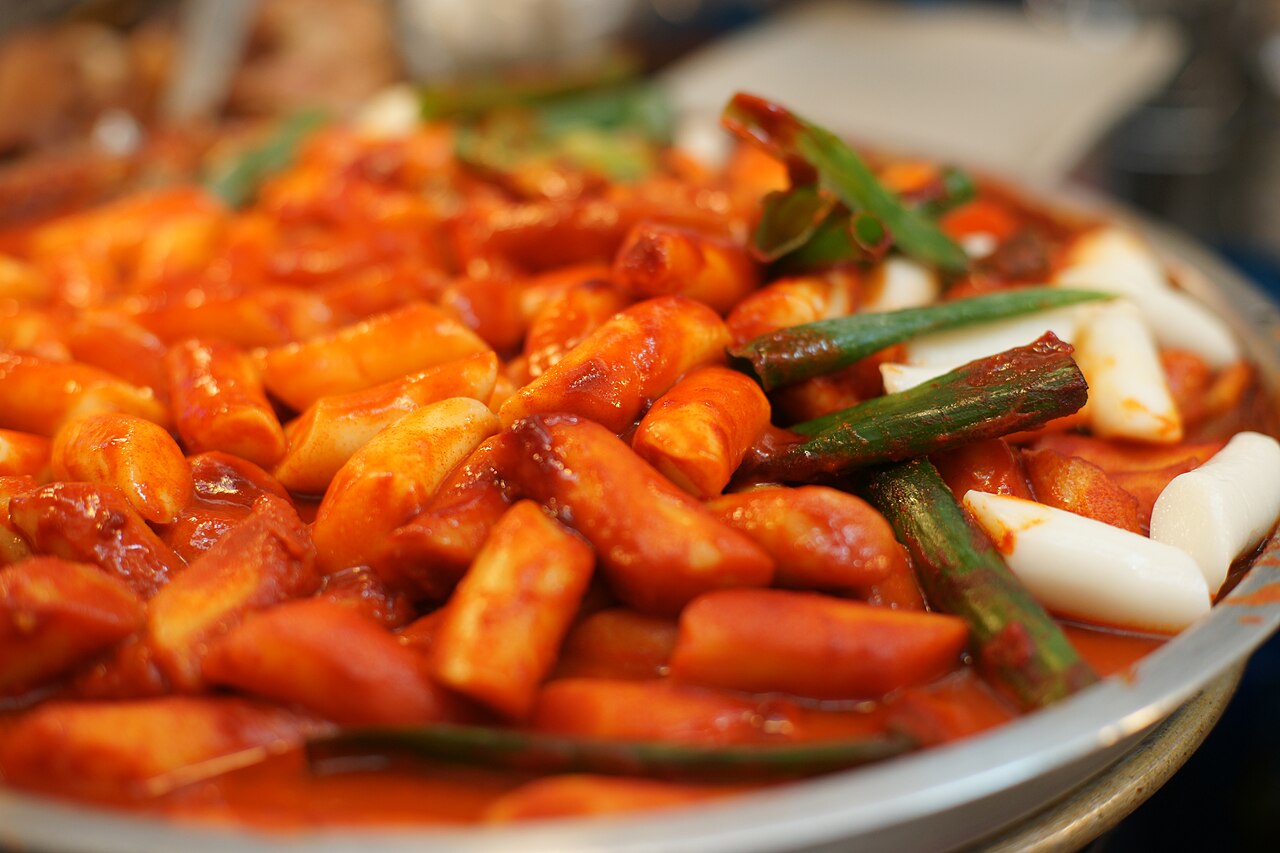 떡볶이, 한국 음식 사진